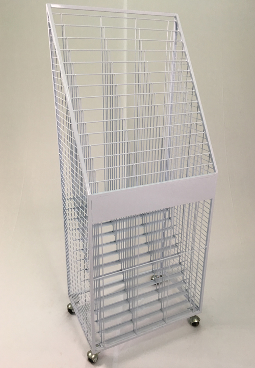 Square Poster Stand with Roller 