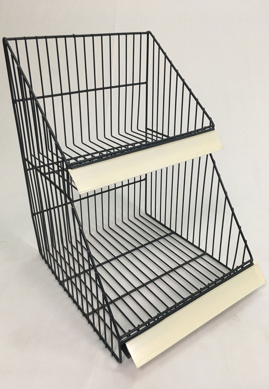 2 Layer Basket w Data Strip