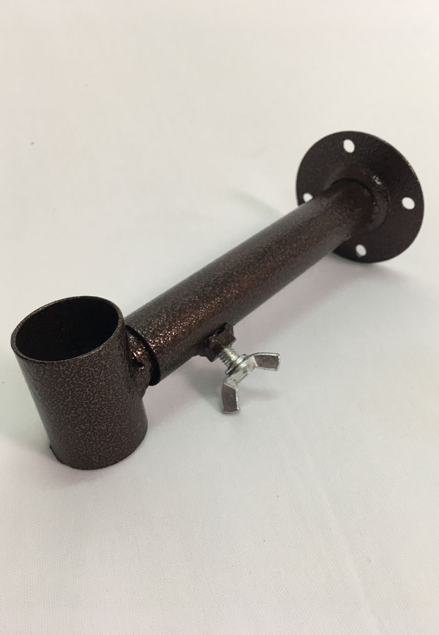 Wall Bracket w Rd Bar Holder